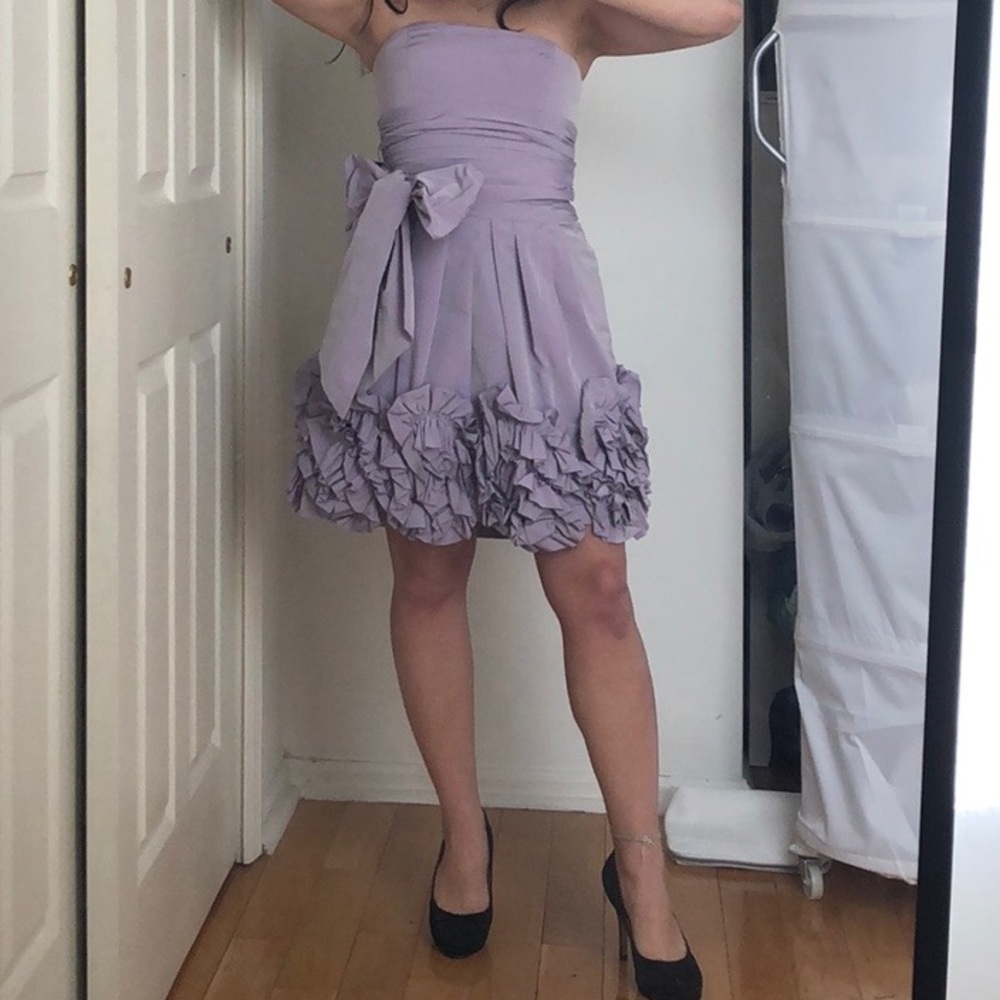 Lavender mini bcbg dress